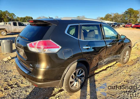 2014 Nissan Rogue S z USA, uszkodzony, nr VIN 5N1AT2MT9EC791500